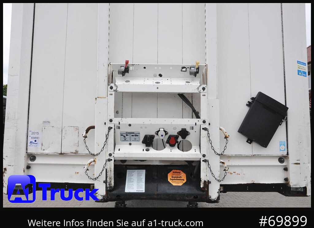 Closed box semi-trailer KRONE SDK 27, Koffer, 1 Vorbesitzer, Doppelstock: picture 7