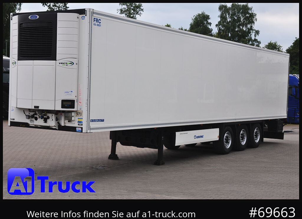 KRONE SDR 27 Carrier 1950MT Multitemp, liftachse, Blumenbreit - Refrigerator semi-trailer: picture 2 KRONE SDR 27 Carrier 1950MT Multitemp, liftachse, Blumenbreit - Refrigerator semi-trailer: picture 2