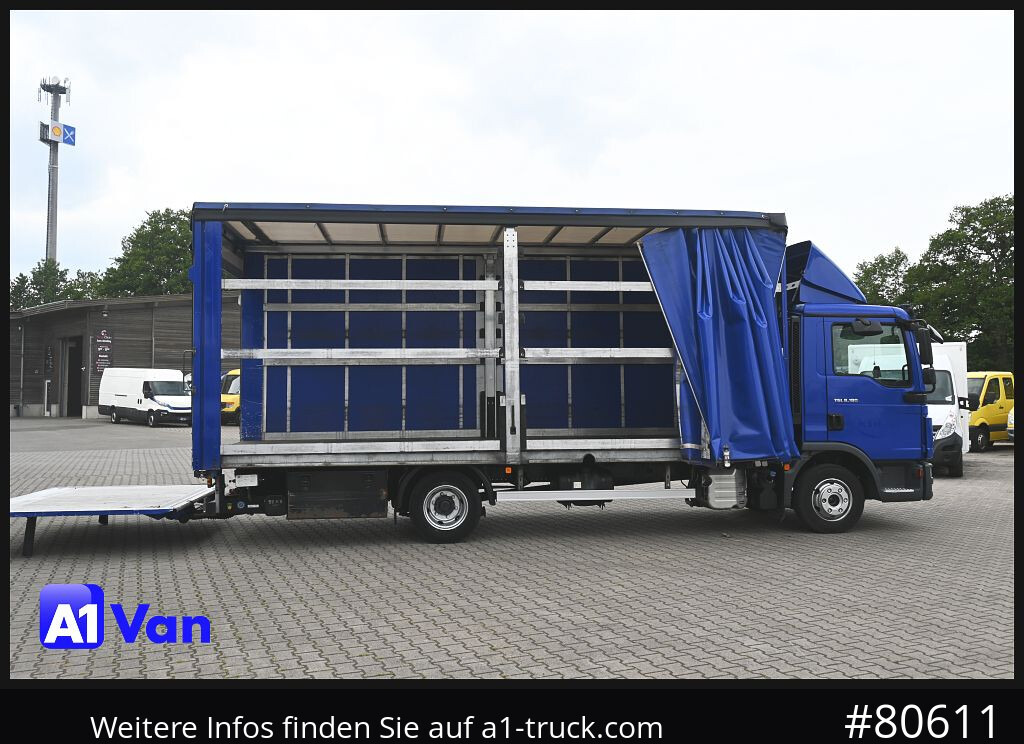 MAN TGL 8.180 4x2 Pritsche Plane, LBW, Klima - Curtain side van: picture 2 MAN TGL 8.180 4x2 Pritsche Plane, LBW, Klima - Curtain side van: picture 2