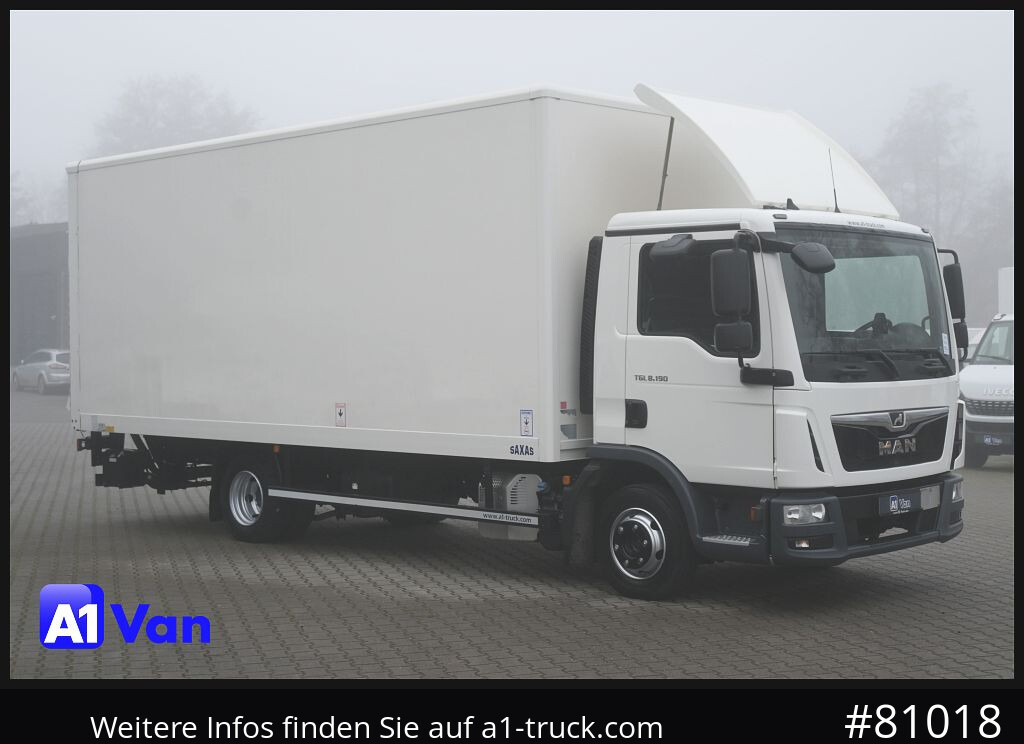 MAN TGL 8.190 4x2, Klima, LBW, Rockinger - Box van: picture 1 MAN TGL 8.190 4x2, Klima, LBW, Rockinger - Box van: picture 1