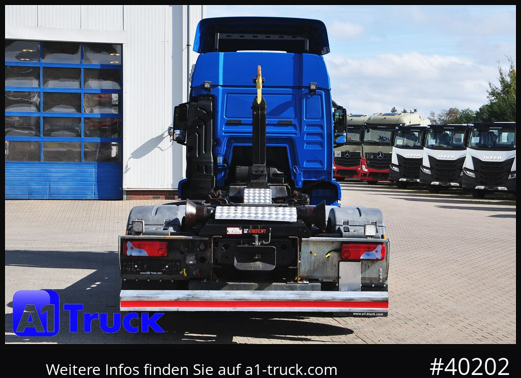 Hook lift truck MAN TGS 26.460 BL, Hiab Multilift, Lenkachse, 213.936km: picture 10