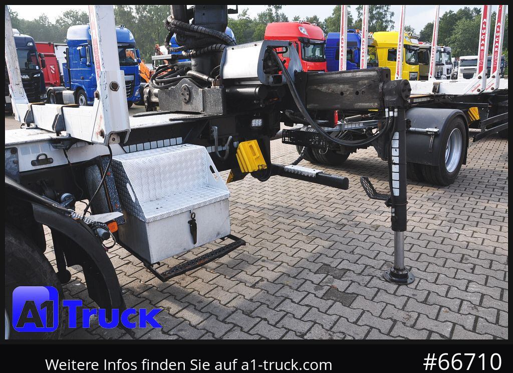 Timber truck, Crane truck MAN TGX 26.480, Holz Kesla 2109, 6x4,: picture 14