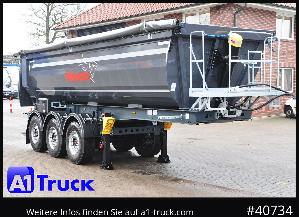 REISCH Steelpipe-R 25m³ NEU Stahl Lift SAF Hardox - Tipper semi-trailer: picture 1 REISCH Steelpipe-R 25m³ NEU Stahl Lift SAF Hardox - Tipper semi-trailer: picture 1