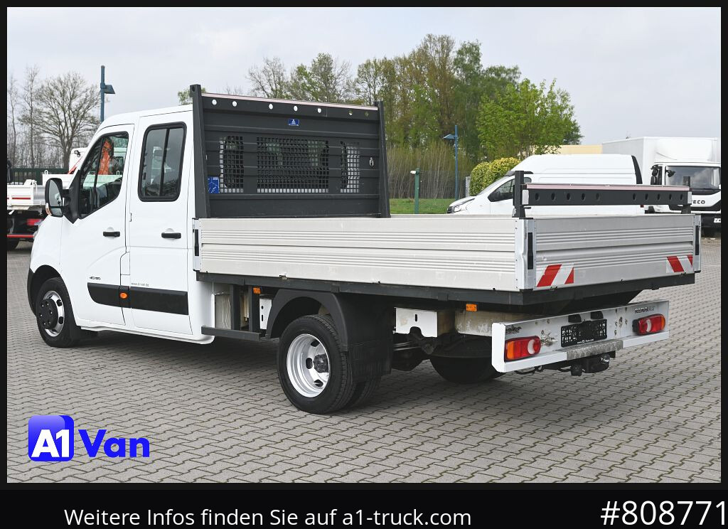 Flatbed van RENAULT Master Pritsche Doka, AHK 3,5Tonnen , Klima, Luftfederung: picture 11