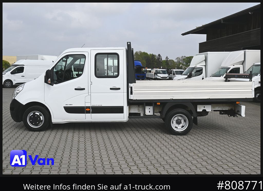 Flatbed van RENAULT Master Pritsche Doka, AHK 3,5Tonnen , Klima, Luftfederung: picture 12