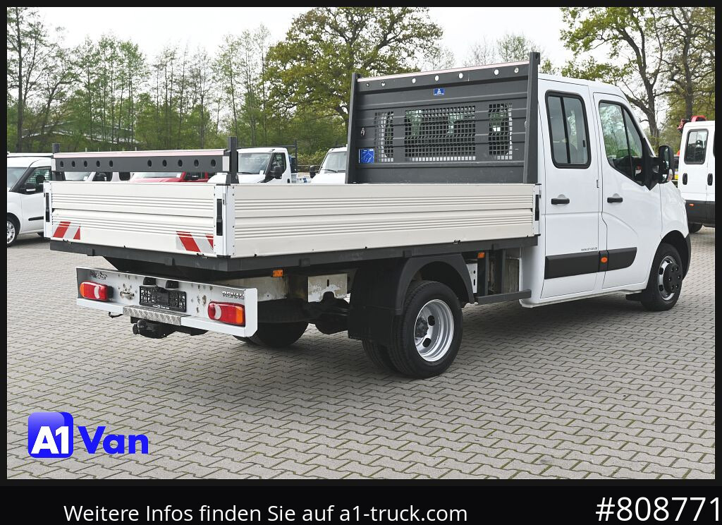 Flatbed van RENAULT Master Pritsche Doka, AHK 3,5Tonnen , Klima, Luftfederung: picture 9