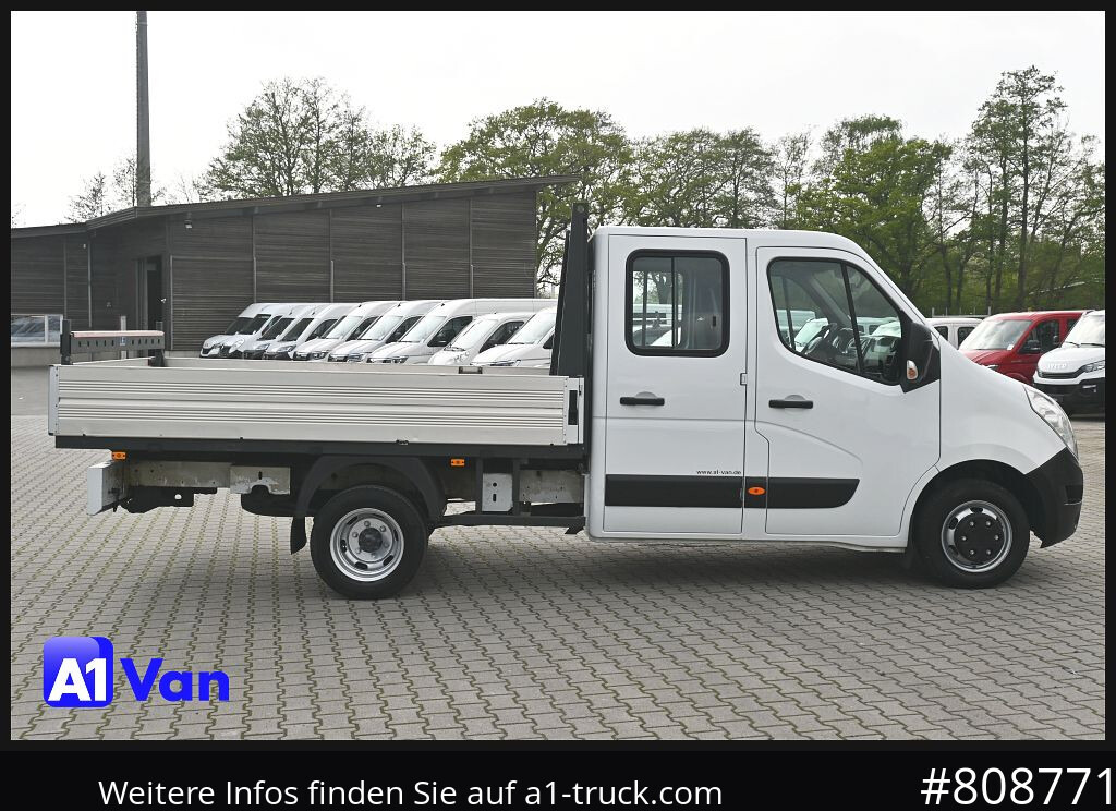 Flatbed van RENAULT Master Pritsche Doka, AHK 3,5Tonnen , Klima, Luftfederung: picture 8