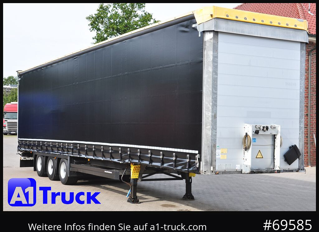 Curtainsider semi-trailer SCHMITZ SCS 24, Mega, BPW, verzinkt neue Plane.: picture 1