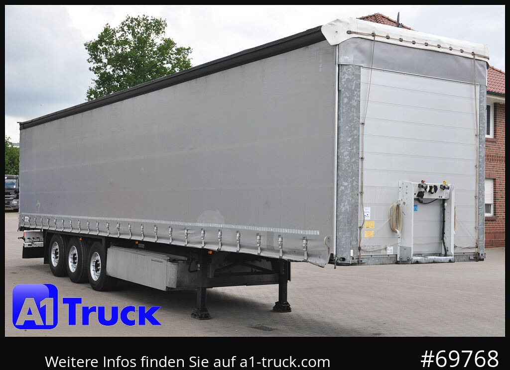 SCHMITZ SD Tautliner, Coil, Code XL,verzinkt, Liftachse, 1 Vorbesitzer - Curtainsider semi-trailer: picture 1 SCHMITZ SD Tautliner, Coil, Code XL,verzinkt, Liftachse, 1 Vorbesitzer - Curtainsider semi-trailer: picture 1