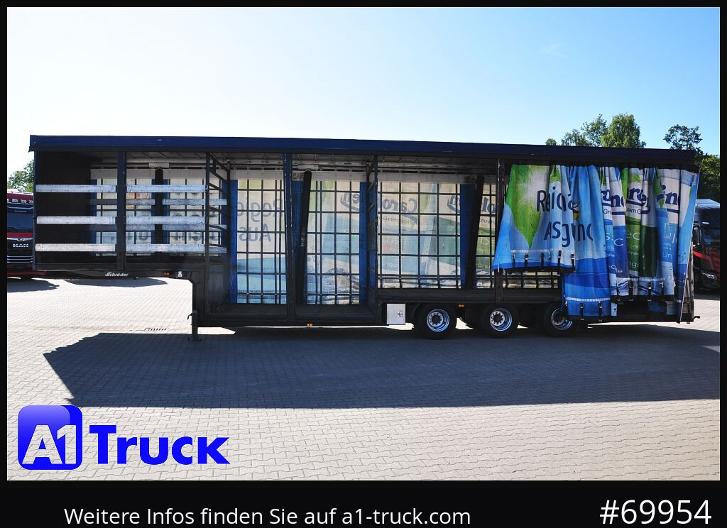 Curtainsider semi-trailer SCHROEDER,WIESMOOR Schröder Jumbo Hubdach, Getränkeauflieger: picture 15