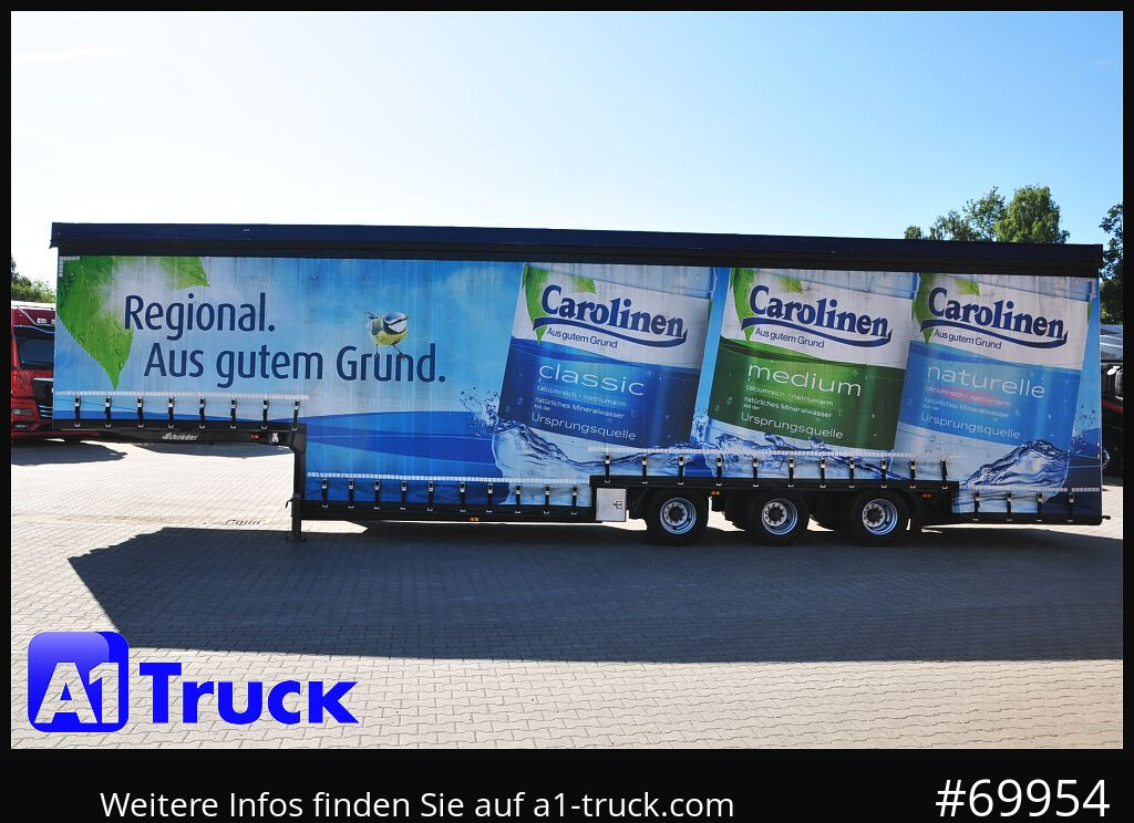 Curtainsider semi-trailer SCHROEDER,WIESMOOR Schröder Jumbo Hubdach, Getränkeauflieger: picture 12