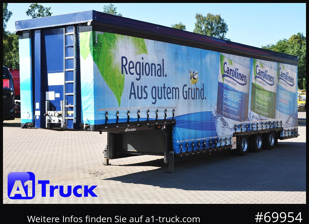 Curtainsider semi-trailer SCHROEDER,WIESMOOR Schröder Jumbo Hubdach, Getränkeauflieger: picture 13