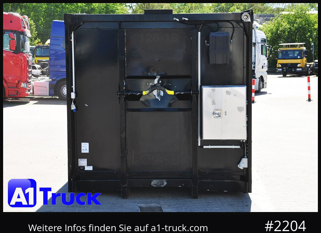 SCHROEDER,WIESMOOR Abrollcontainer, Getränkeaufbau Wingliner, mehrmals vorhanden - Truck: picture 2 SCHROEDER,WIESMOOR Abrollcontainer, Getränkeaufbau Wingliner, mehrmals vorhanden - Truck: picture 2