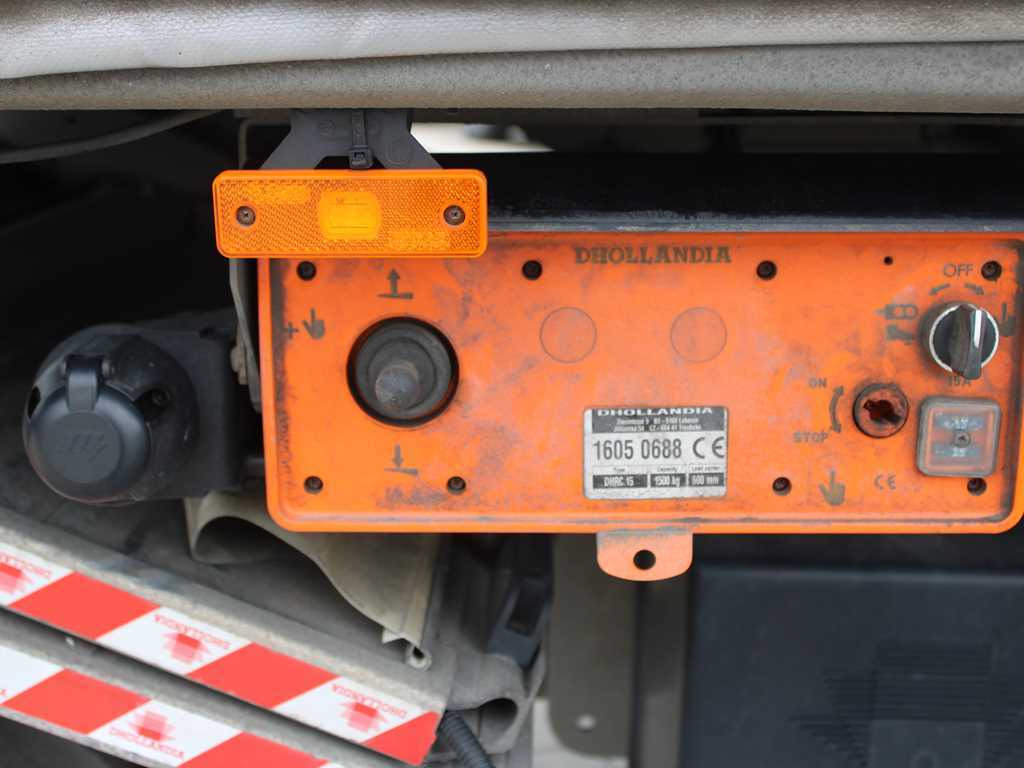 Curtainsider truck DAF LF 250 FA, HYDRAULIC FRONT, EURO 6: picture 8