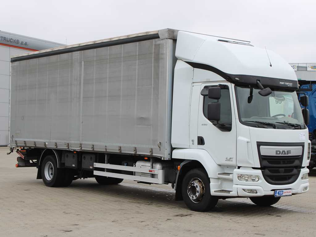 DAF LF 250 FA, HYDRAULIC FRONT, EURO 6 - Curtainsider truck: picture 4 DAF LF 250 FA, HYDRAULIC FRONT, EURO 6 - Curtainsider truck: picture 4
