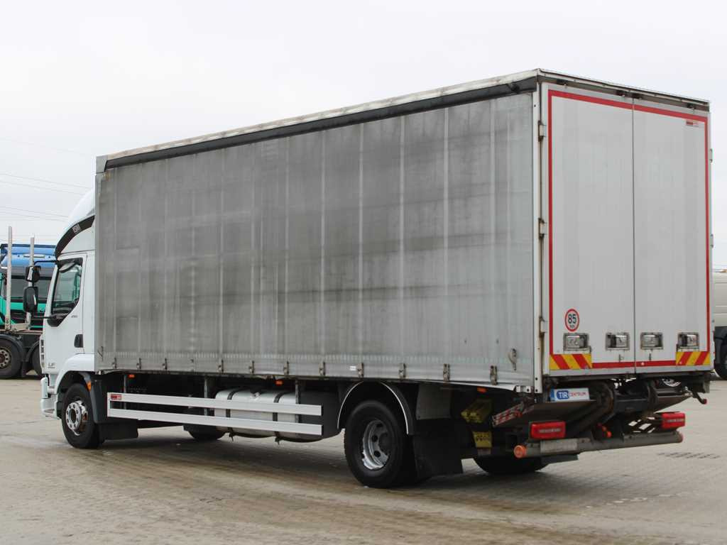 Curtainsider truck DAF LF 250 FA, HYDRAULIC FRONT, EURO 6: picture 6