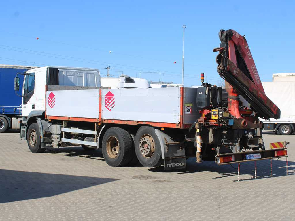 Iveco STRALIS 400, 6X2, EURO 3, HYDRAULIC ARM FASSI F110 - Dropside/ Flatbed truck, Crane truck: picture 5 Iveco STRALIS 400, 6X2, EURO 3, HYDRAULIC ARM FASSI F110 - Dropside/ Flatbed truck, Crane truck: picture 5