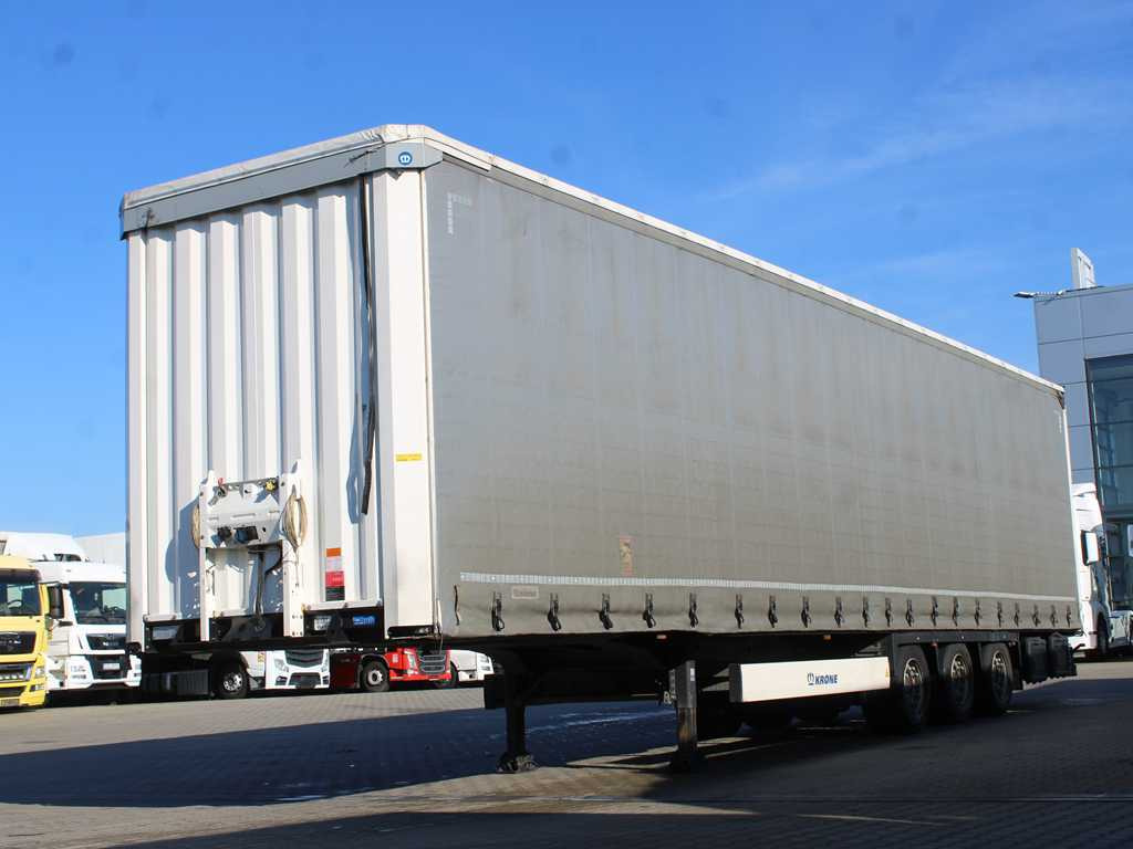 Curtainsider semi-trailer Krone SD, LOWDECK, LIFTING AXLE, MULTILOCK, LIFTING ROOF: picture 1