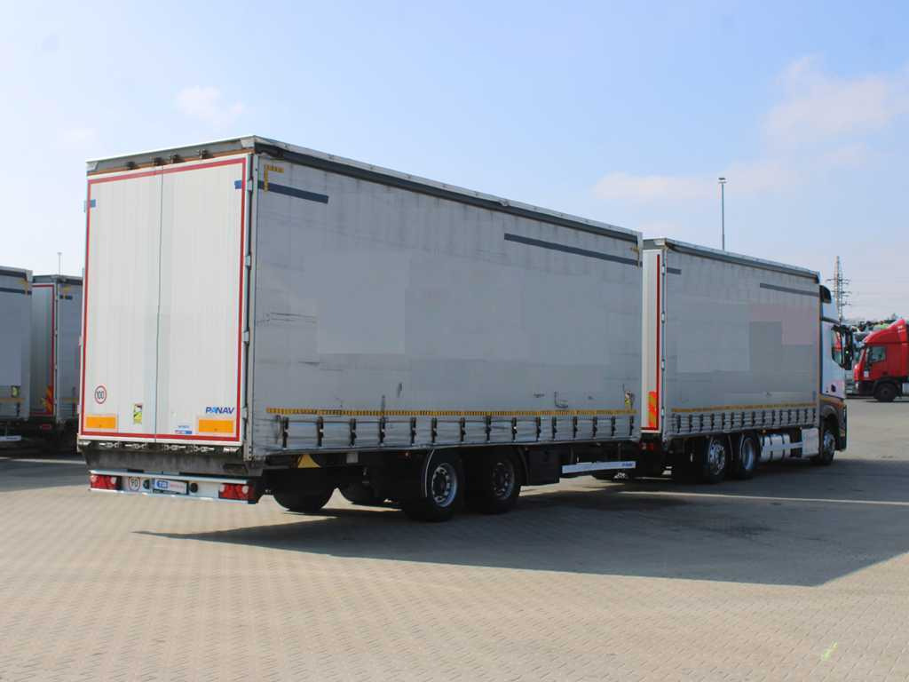 Mercedes-Benz Actros 2542, EURO 6, 6X2, AIR SUSPENSION + PANAV TV018M - Curtainsider truck: picture 4 Mercedes-Benz Actros 2542, EURO 6, 6X2, AIR SUSPENSION + PANAV TV018M - Curtainsider truck: picture 4