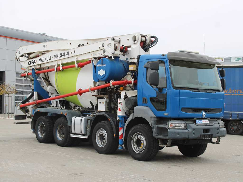 Renault KERAX 420, EURO 3, 7m3, 8X4, CIFA MAGNUM MK 24.4 CONCRETE PUMP - Other machinery: picture 3 Renault KERAX 420, EURO 3, 7m3, 8X4, CIFA MAGNUM MK 24.4 CONCRETE PUMP - Other machinery: picture 3