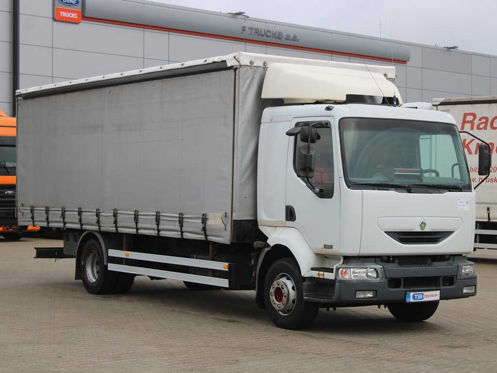 Renault MIDLUM 270, EURO 3, TIRES 80% - Curtainsider truck: picture 3 Renault MIDLUM 270, EURO 3, TIRES 80% - Curtainsider truck: picture 3