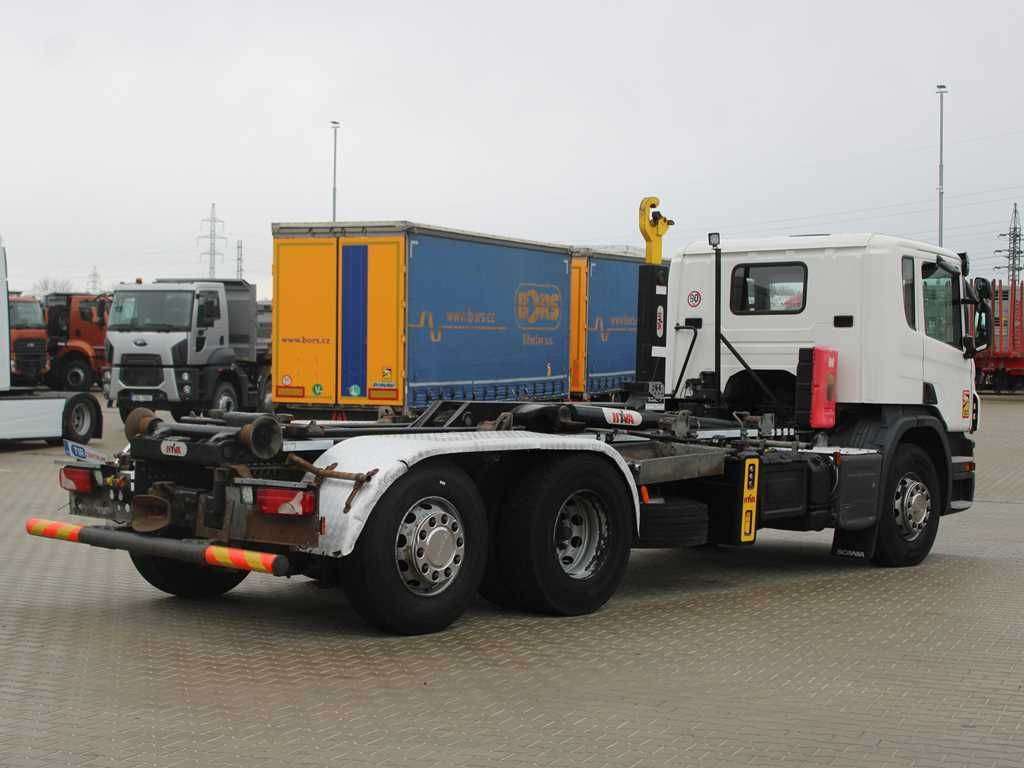 Scania P410, EURO 5, 6X2, HOOK CONTAINER, LIFTING AXLE - Hook lift truck: picture 3 Scania P410, EURO 5, 6X2, HOOK CONTAINER, LIFTING AXLE - Hook lift truck: picture 3