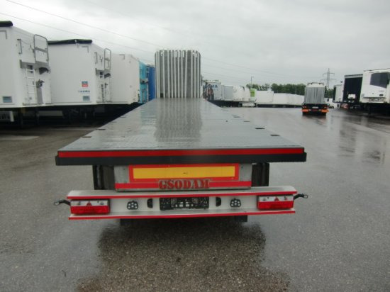 Gsodam 3-Achs Plateau, Liftachse, Rungenstöcke - Dropside/ Flatbed semi-trailer: picture 5 Gsodam 3-Achs Plateau, Liftachse, Rungenstöcke - Dropside/ Flatbed semi-trailer: picture 5