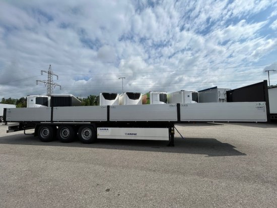 Krone Profi Liner SDP 27 Baustoff Auflieger Neu, 1-A Liftachse, mehrere Einheiten vorhanden - Dropside/ Flatbed semi-trailer: picture 4 Krone Profi Liner SDP 27 Baustoff Auflieger Neu, 1-A Liftachse, mehrere Einheiten vorhanden - Dropside/ Flatbed semi-trailer: picture 4
