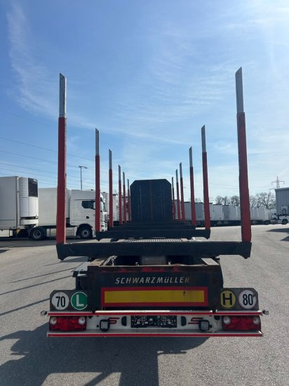 Schwarzmüller Holzauflieger 6 Rungenpaare, BPW-Achsen - Timber semi-trailer: picture 5 Schwarzmüller Holzauflieger 6 Rungenpaare, BPW-Achsen - Timber semi-trailer: picture 5