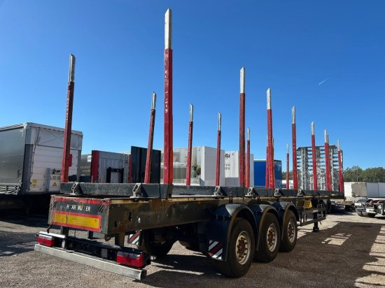Schwarzmüller Holzauflieger, 8 Rungenpaare, SAF-Achsen, Liftachse - Timber semi-trailer: picture 5 Schwarzmüller Holzauflieger, 8 Rungenpaare, SAF-Achsen, Liftachse - Timber semi-trailer: picture 5