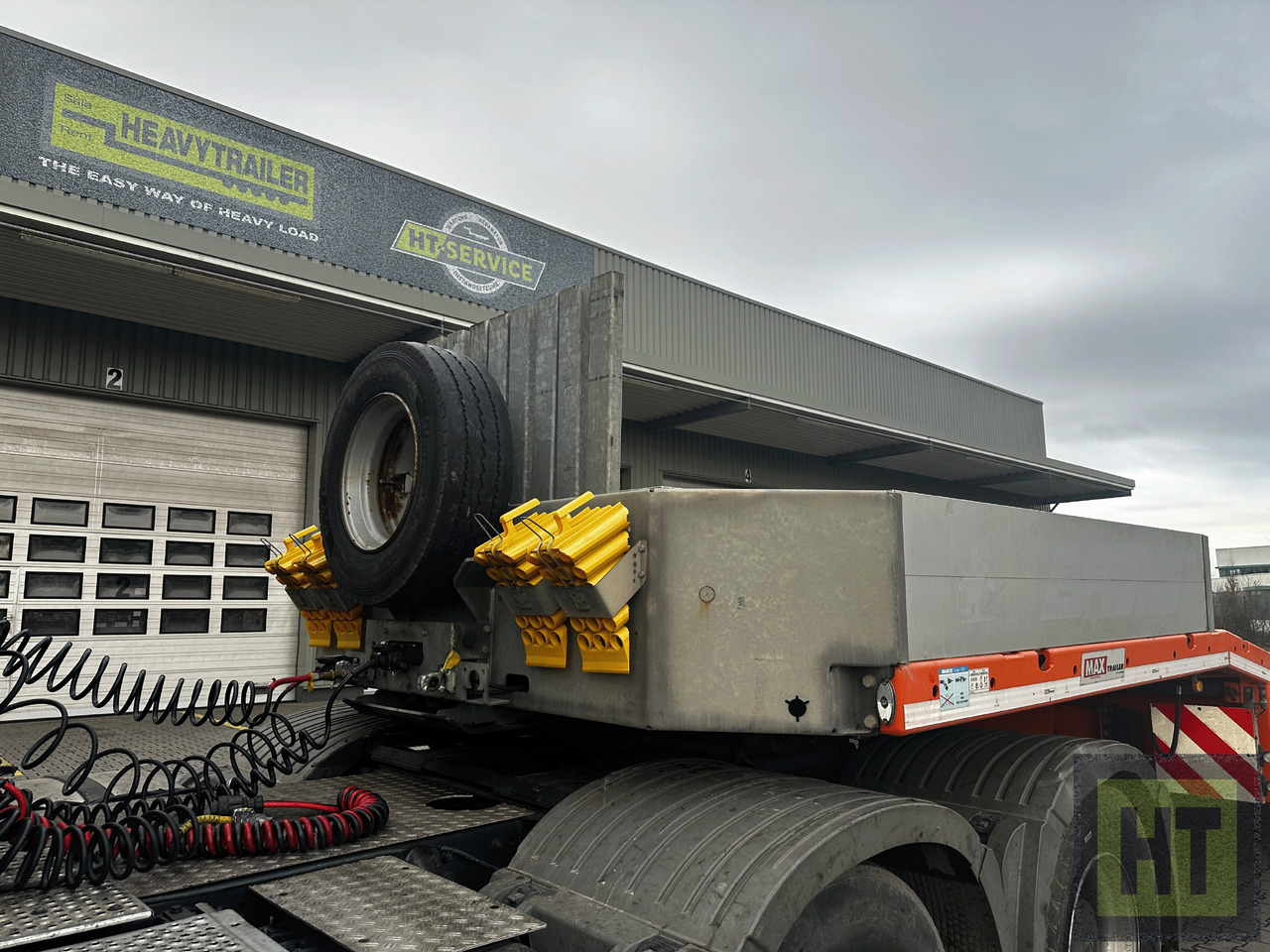 FAYMONVILLE MAX Trailer 3-Achs-Tele-Semi nachlaufgelenkt - Low loader semi-trailer: picture 3 FAYMONVILLE MAX Trailer 3-Achs-Tele-Semi nachlaufgelenkt - Low loader semi-trailer: picture 3