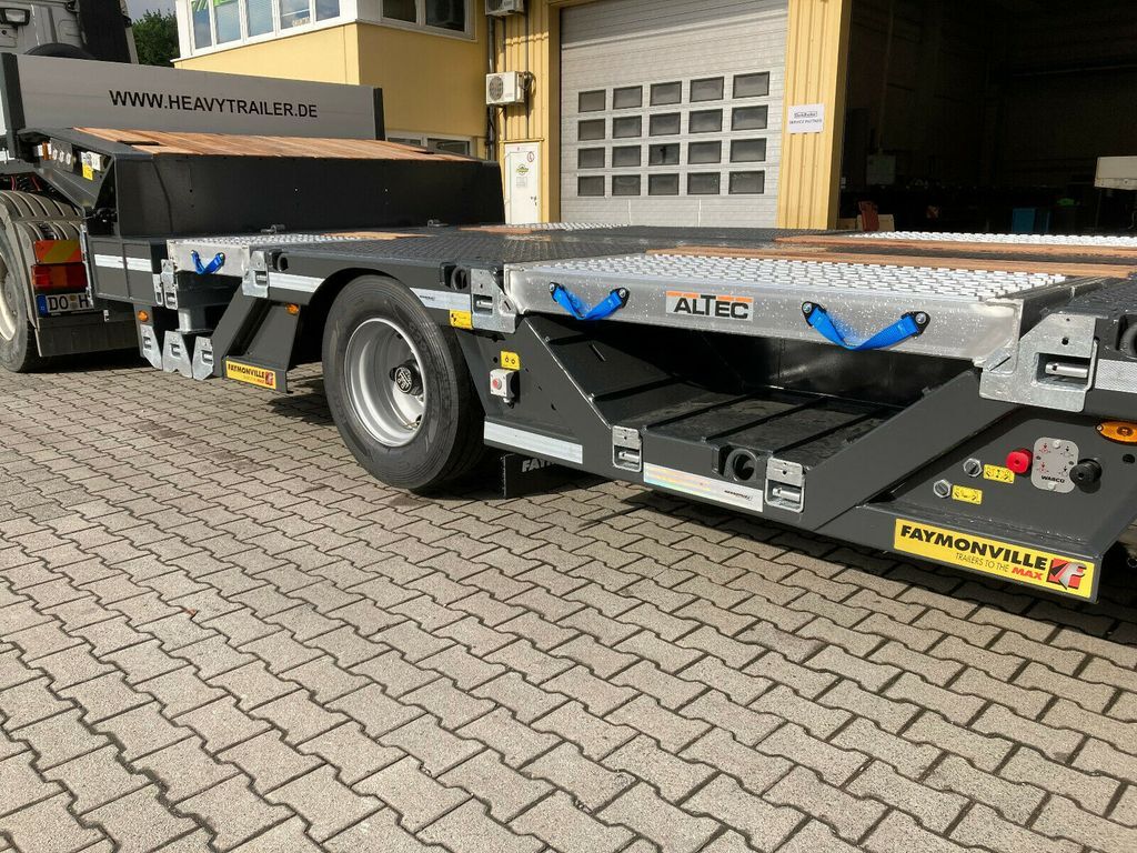 Faymonville 4-(1+3)-Achs-Tele-Semi-Radmulden-Rampen zg - Low loader semi-trailer: picture 5 Faymonville 4-(1+3)-Achs-Tele-Semi-Radmulden-Rampen zg - Low loader semi-trailer: picture 5