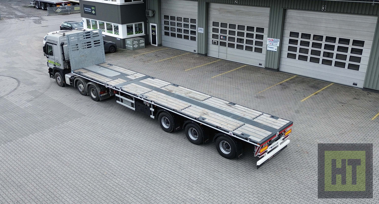 Faymonville MAX Trailer-3-Achs-Doppeltele-Plateau-zwangsgelenkt - Dropside/ Flatbed semi-trailer: picture 1 Faymonville MAX Trailer-3-Achs-Doppeltele-Plateau-zwangsgelenkt - Dropside/ Flatbed semi-trailer: picture 1