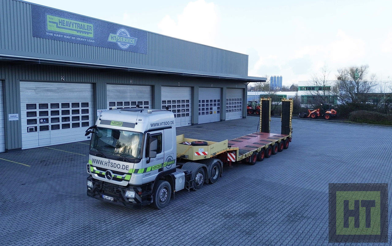 Goldhofer 6-Achs-Tele-Semi mit hydr. Rampen-zwangsgelenkt - Low loader semi-trailer: picture 5 Goldhofer 6-Achs-Tele-Semi mit hydr. Rampen-zwangsgelenkt - Low loader semi-trailer: picture 5