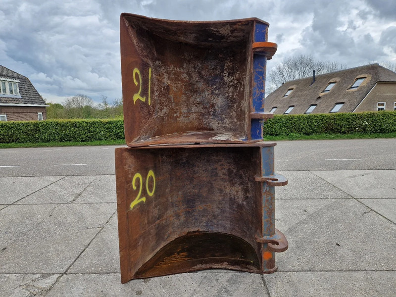 Bucket for Construction machinery Diversen 2X dieplepel met Verachtert CW30/40: picture 1