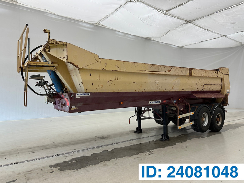 Robuste Kaiser 26 cub in steel - Tipper semi-trailer: picture 1 Robuste Kaiser 26 cub in steel - Tipper semi-trailer: picture 1