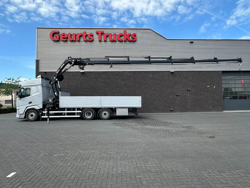 DAF XF 530 OPENLAADBAK / PRITSCHE / FLATBED MET HIAB X-HIDUO 258 E-7 + LIER KRAAN / KRAN / CRANE/ GRUA *NIEUW* - Crane truck: picture 1 DAF XF 530 OPENLAADBAK / PRITSCHE / FLATBED MET HIAB X-HIDUO 258 E-7 + LIER KRAAN / KRAN / CRANE/ GRUA *NIEUW* - Crane truck: picture 1