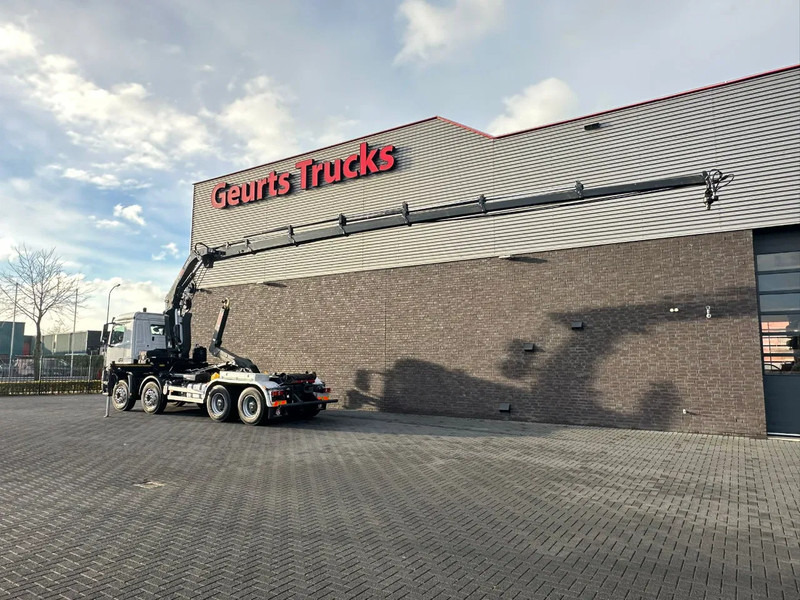 Mercedes-Benz AROCS 4148 8X4 MET MULTILIFT ULT T 21 S51 HAAKARMSYSTEEM + HIAB X-HIPRO 232 E-6 KRAAN/CRANE/KRAN/GRUA - Hook lift truck: picture 3 Mercedes-Benz AROCS 4148 8X4 MET MULTILIFT ULT T 21 S51 HAAKARMSYSTEEM + HIAB X-HIPRO 232 E-6 KRAAN/CRANE/KRAN/GRUA - Hook lift truck: picture 3