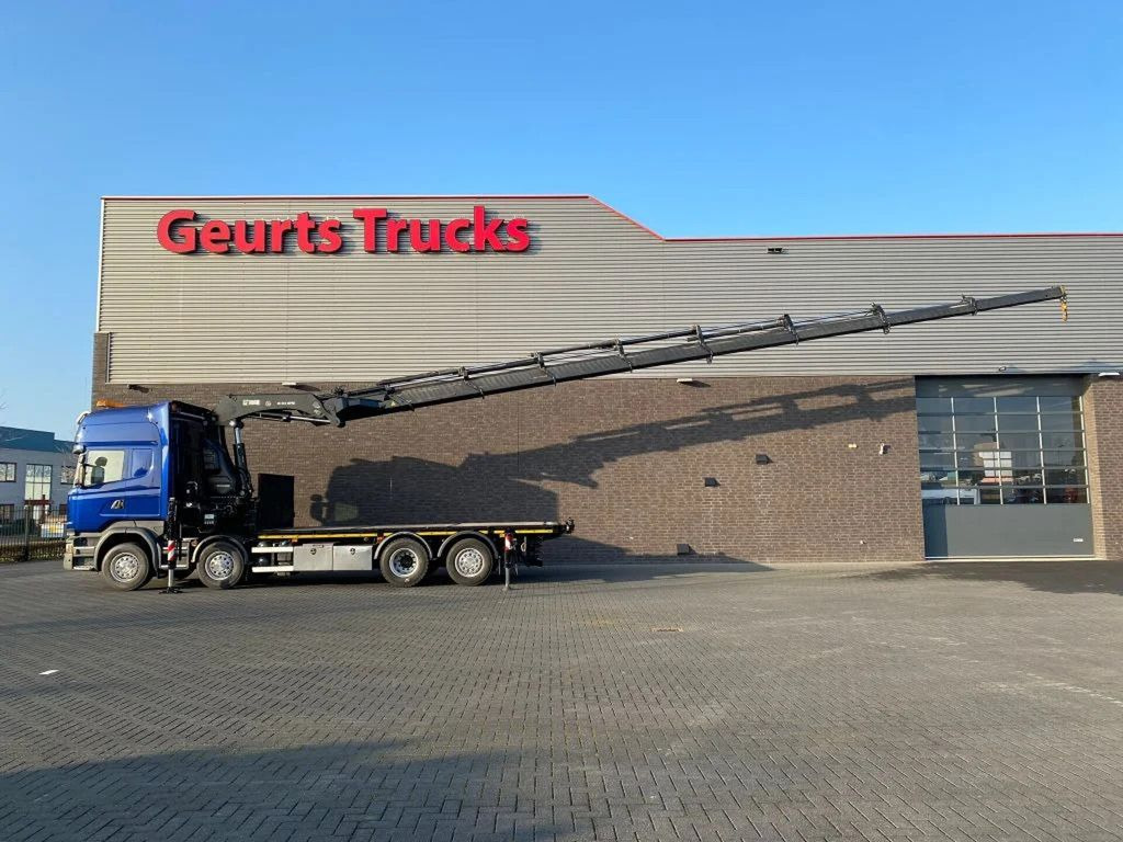 Scania R580 V8 8X2 + HIAB XS 544 E-8 HIPRO KRAAN/KRAN/C - Crane truck, Dropside/ Flatbed truck: picture 2 Scania R580 V8 8X2 + HIAB XS 544 E-8 HIPRO KRAAN/KRAN/C - Crane truck, Dropside/ Flatbed truck: picture 2