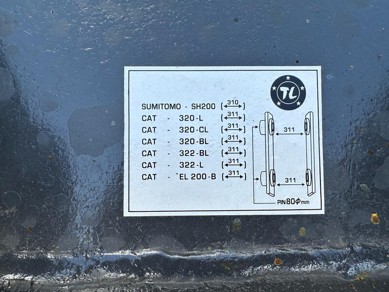 Bucket Caterpillar Bucket for PC200 PC210 SK200 EC210 SE210 HE225: picture 9