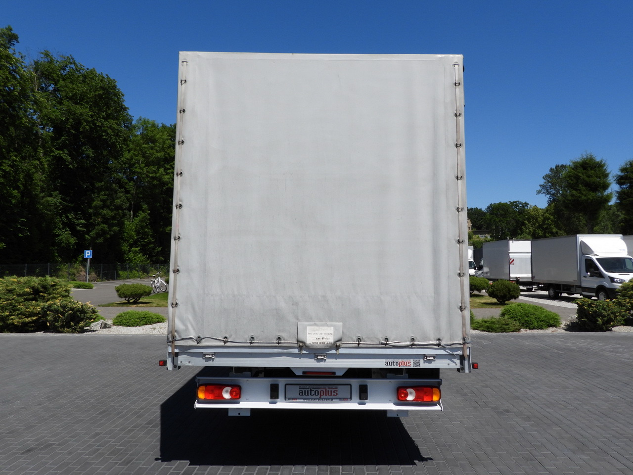 Curtain side van FIAT DUCATO  TARPAULIN 10 PALLETS WEBASTO CRUISE CONTROL LED LIGHTS PNEUMATICS AIR CONDITIONING  180HP: picture 11