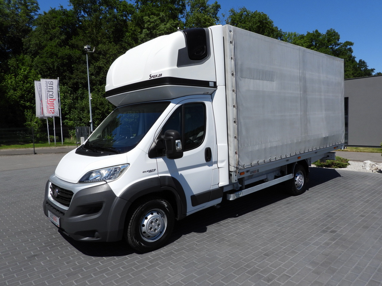 Curtain side van FIAT DUCATO  TARPAULIN 10 PALLETS WEBASTO CRUISE CONTROL LED LIGHTS PNEUMATICS AIR CONDITIONING  180HP: picture 6