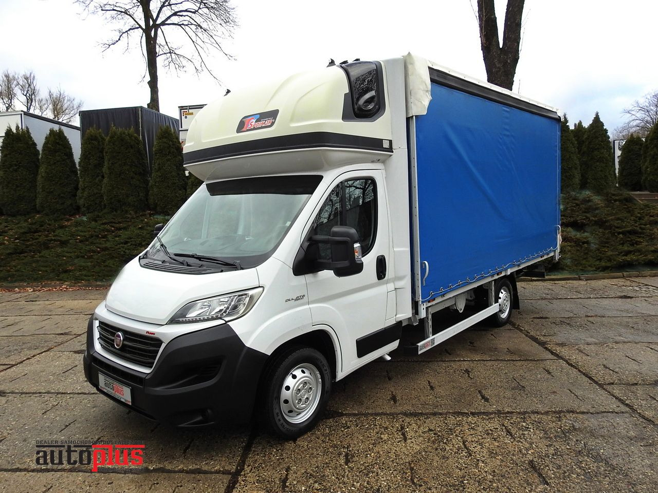FIAT DUCATO TARPAULIN LIFT 9 PALLETS WEBASTO CRUISE CONTROL A/C LED LAMP 180HP - Curtain side van: picture 1 FIAT DUCATO TARPAULIN LIFT 9 PALLETS WEBASTO CRUISE CONTROL A/C LED LAMP 180HP - Curtain side van: picture 1