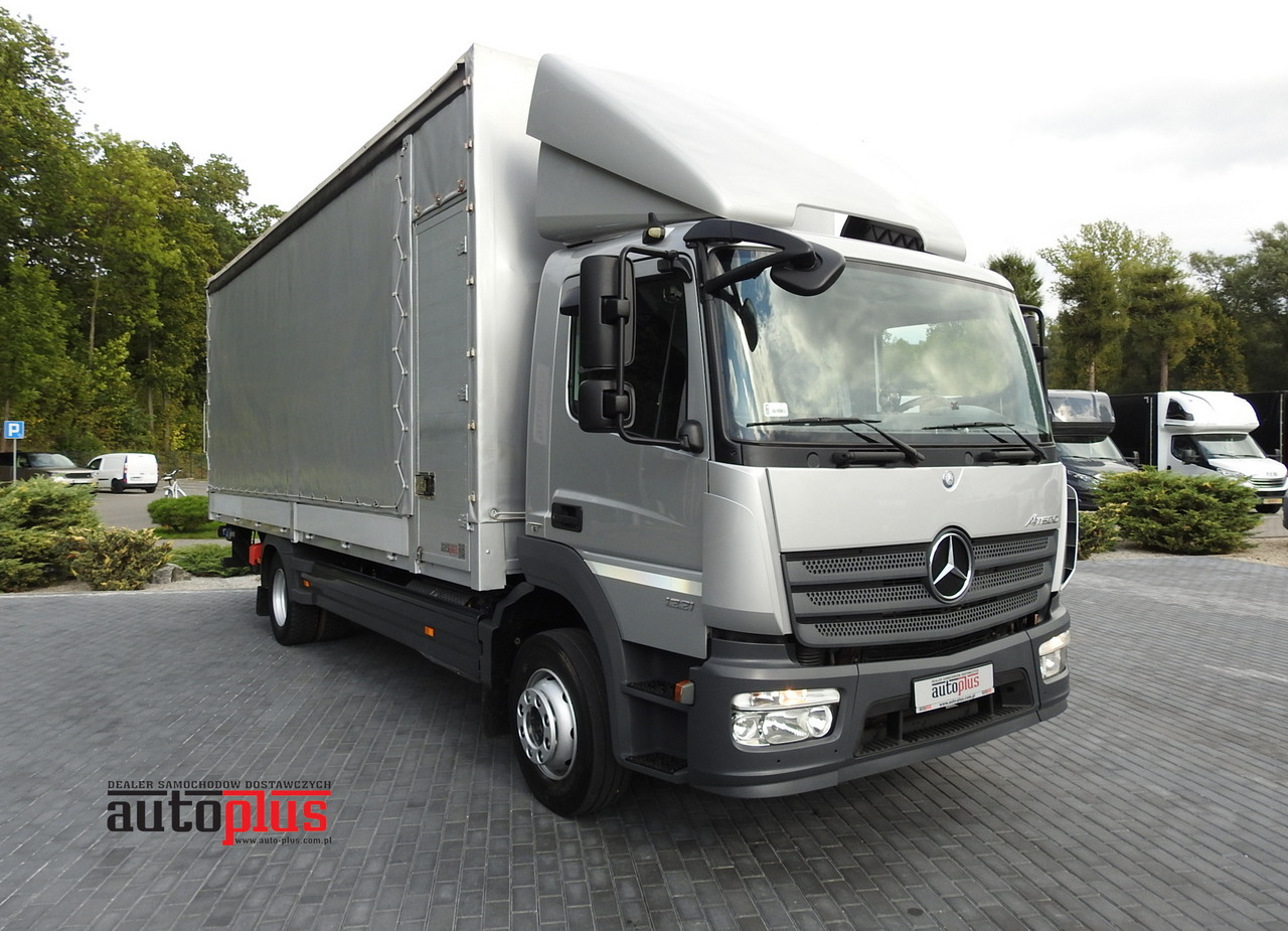 MERCEDES ATEGO 1221 TARPAULIN LIFT 16 PALLETS WEBASTO AIR CONDITIONING PNEUMATICS TWIN WHEELS 230HP - Curtain side van: picture 1 MERCEDES ATEGO 1221 TARPAULIN LIFT 16 PALLETS WEBASTO AIR CONDITIONING PNEUMATICS TWIN WHEELS 230HP - Curtain side van: picture 1