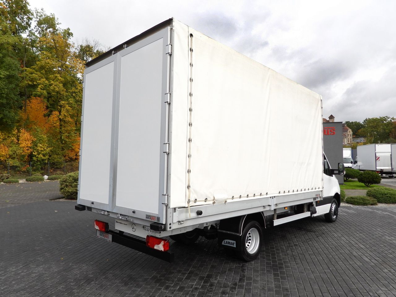 MERCEDES SPRINTER 316 TARPAULIN 10 PALLETS TWIN WHEELS AIR CONDITIONING 165HP - Curtain side van: picture 3 MERCEDES SPRINTER 316 TARPAULIN 10 PALLETS TWIN WHEELS AIR CONDITIONING 165HP - Curtain side van: picture 3