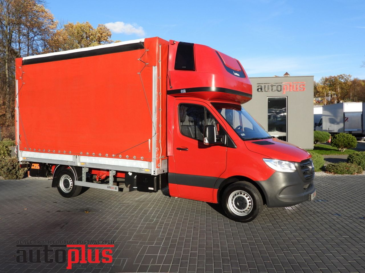 MERCEDES SPRINTER 316 TARPAULIN LIFT 8 PALLETS WEBASTO CRUISE CONTROL AIR CONDITIONING  160HP - Curtain side van: picture 1 MERCEDES SPRINTER 316 TARPAULIN LIFT 8 PALLETS WEBASTO CRUISE CONTROL AIR CONDITIONING  160HP - Curtain side van: picture 1