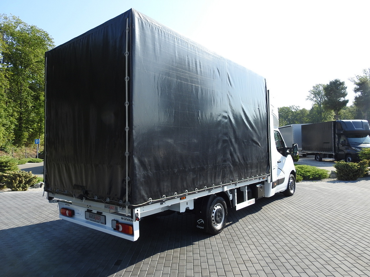OPEL MOVANO TARPAULIN 8 PALLETS WEBASTO CRUISE CONTROL AIR CONDITIONING LED LIGHTS PNEUMATICS 165HP - Curtain side van: picture 3 OPEL MOVANO TARPAULIN 8 PALLETS WEBASTO CRUISE CONTROL AIR CONDITIONING LED LIGHTS PNEUMATICS 165HP - Curtain side van: picture 3