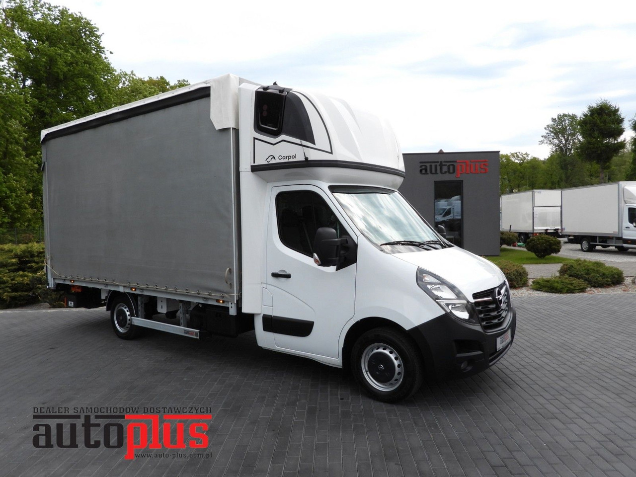Opel MOVANO PRITSCHE PLANE AUFZUG 9 PALETTEN WEBASTO - Curtain side van: picture 1 Opel MOVANO PRITSCHE PLANE AUFZUG 9 PALETTEN WEBASTO - Curtain side van: picture 1