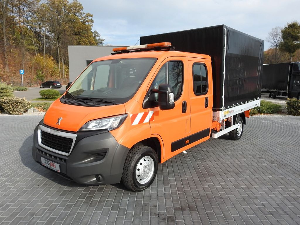Curtain side van, Combi van Peugeot BOXER PRITSCHE PLANE DOPPELKABINE DOKA 7 SITZE: picture 16