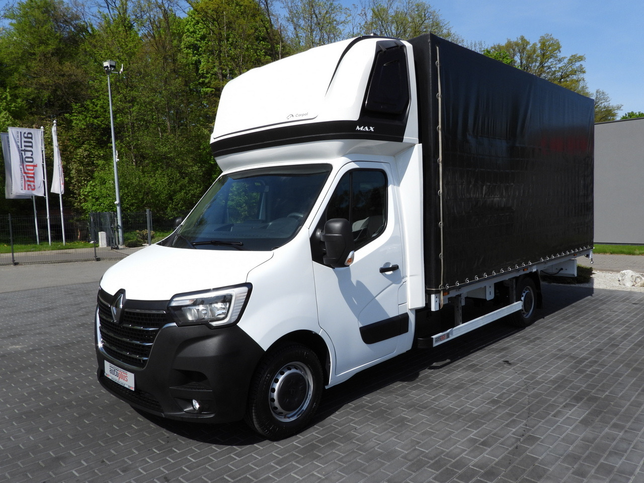 Curtain side van RENAULT MASTER  TARPAULIN 10 PALLETS WEBASTO CRUISE CONTROL LED LIGHTS PNEUMATICS AIR CONDITIONING  165HP: picture 6